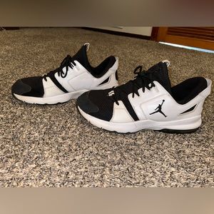 Awesome Vintage Nike Air Jordan Trunner Flash Black/white shoes 524394-100 Sz 13